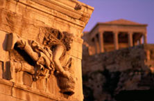 The Parthenon in Acropolis-Athens Greece