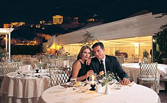 Divani Acropolis Palace hotel - Luxury hotels Athens Greece  Roof Garden 
